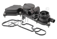 Oil separator, crankcase breather