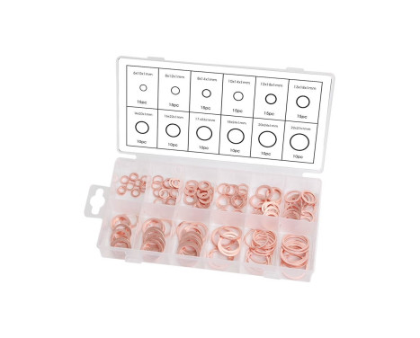 Assortment Copper rings 150 pcs