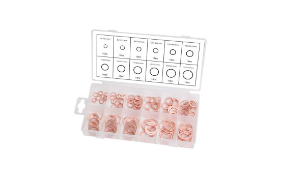 Assortment Copper rings 150 pcs, Image 2