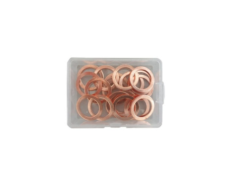 Assortment Copper rings 16mm 20pcs, Image 4