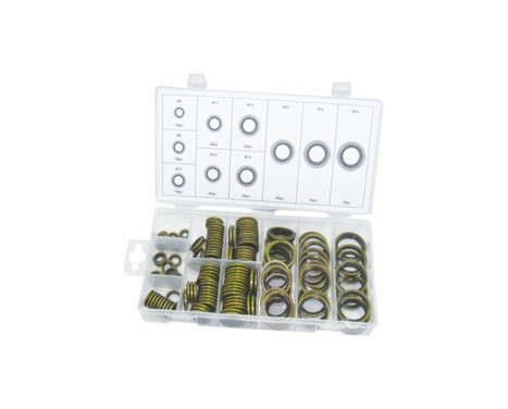 Assortment of rubber drain plug rings 150 pcs