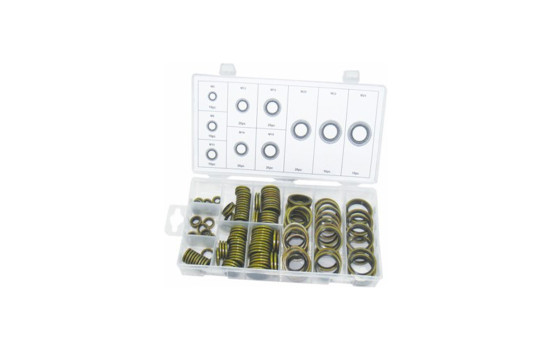 Assortment of rubber drain plug rings 150 pcs