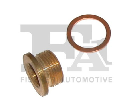 Oil pan screw plug