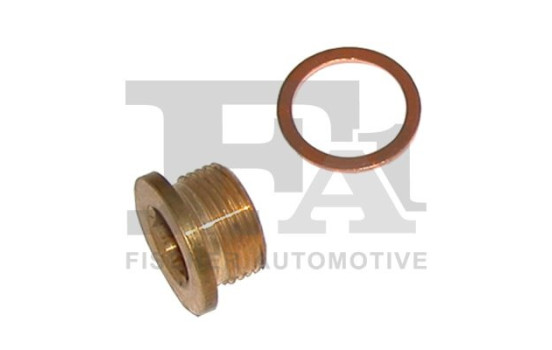Oil pan screw plug