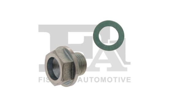 Oil pan screw plug