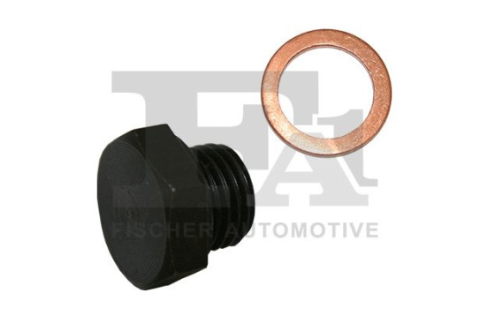 Oil pan screw plug