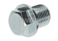 Oil pan screw plug