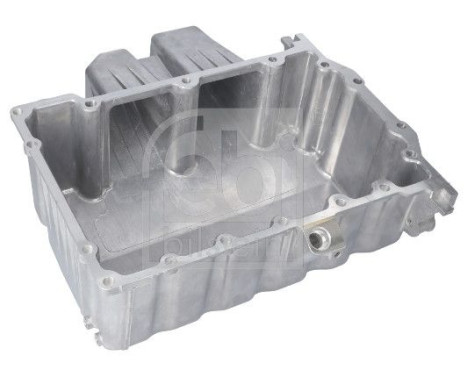 oil pan with oil drain plug and sealing ring 182373 FEBI