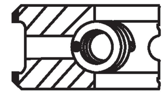 Piston ring set