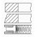 Piston ring set