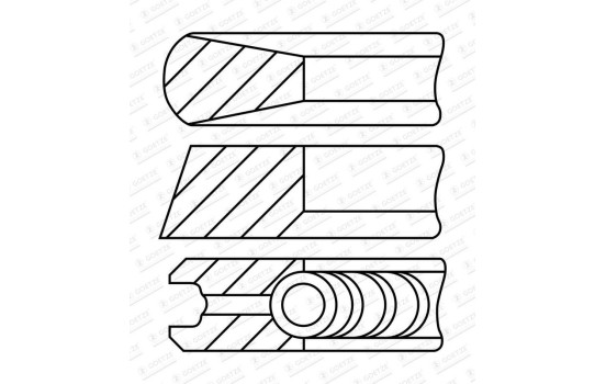 Piston ring set, Image 2