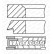 Piston ring set