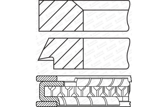Piston ring set, Image 2