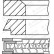 Piston ring set