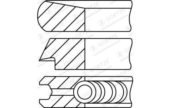 Piston ring set, Image 2