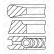 Piston ring set, Thumbnail 2