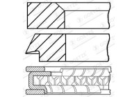 Piston ring set