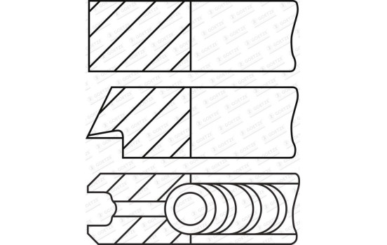 Piston ring set, Image 3