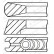 Piston ring set, Thumbnail 3