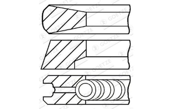 Piston ring set, Image 3