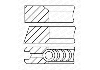 Piston ring set