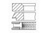Piston ring set