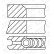 Piston ring set, Thumbnail 2