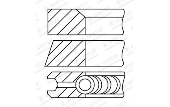 Piston ring set, Image 2