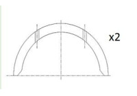 Spacer disk, crankshaft