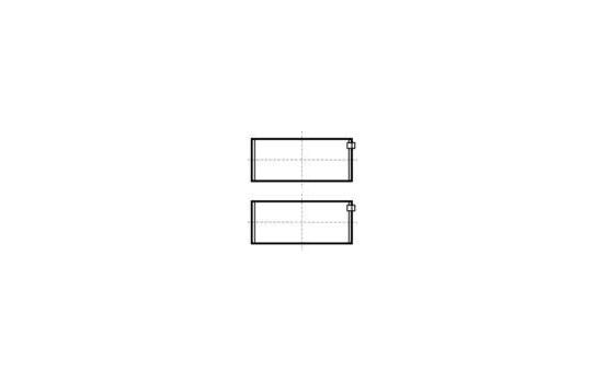 Connecting rod bearing set