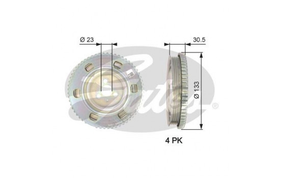 Belt Pulley, crankshaft DriveAlign®