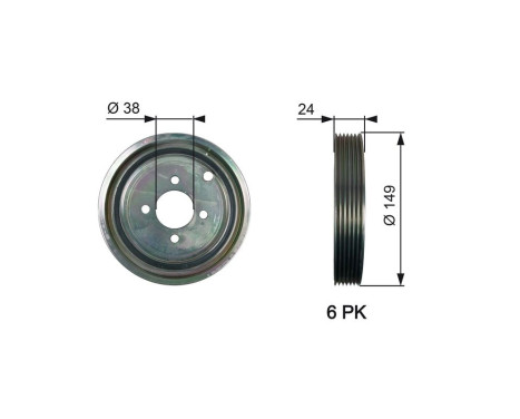 Belt Pulley, crankshaft DriveAlign®