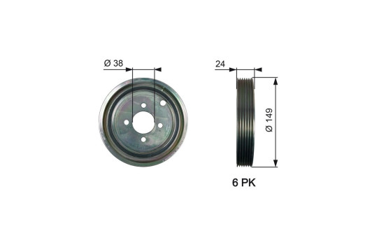Belt Pulley, crankshaft DriveAlign®
