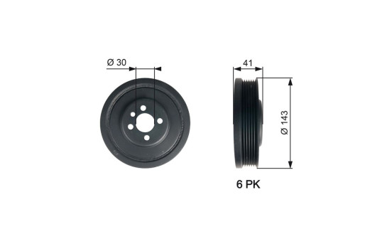 Belt Pulley, crankshaft DriveAlign®