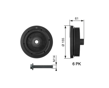Belt Pulley, crankshaft DriveAlign®