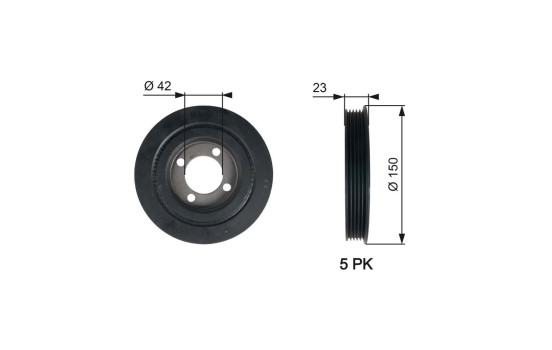 Belt Pulley, crankshaft DriveAlign®