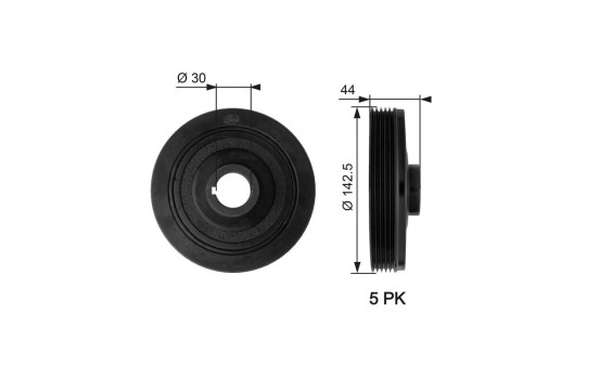 Belt Pulley, crankshaft DriveAlign®