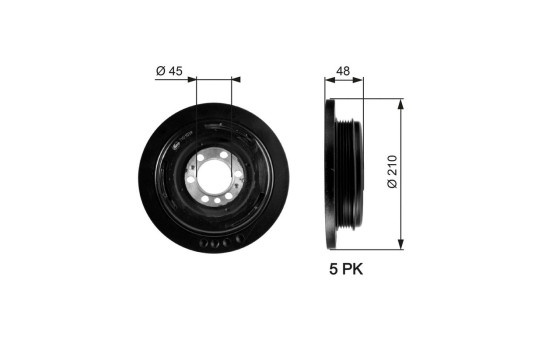 Belt Pulley, crankshaft DriveAlign®