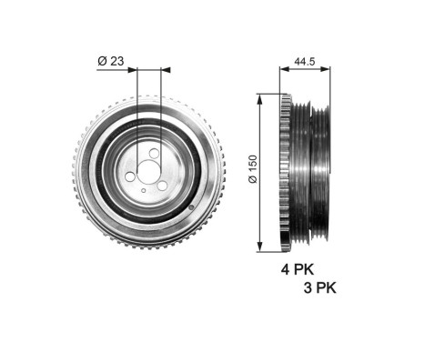 Belt Pulley, crankshaft DriveAlign®