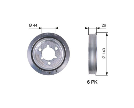 Belt Pulley, crankshaft DriveAlign®