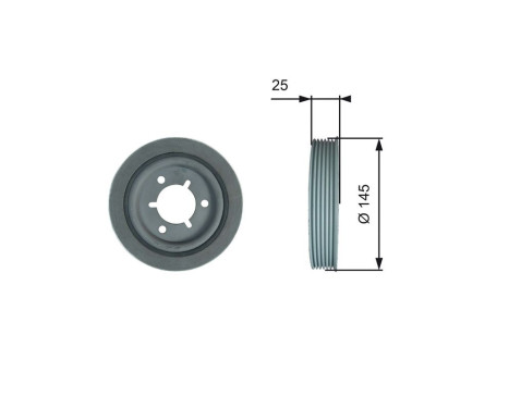 Belt Pulley, crankshaft DriveAlign®