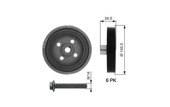 Belt Pulley, crankshaft DriveAlign®