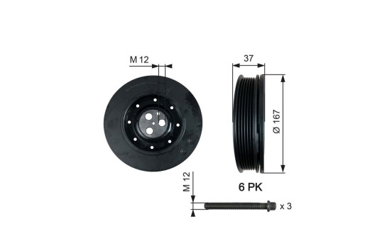 Belt Pulley, crankshaft DriveAlign®