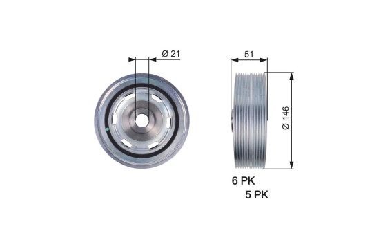 Belt Pulley, crankshaft DriveAlign®