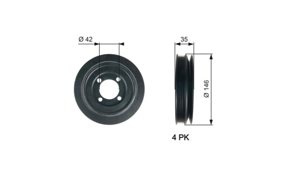 Belt Pulley, crankshaft DriveAlign®