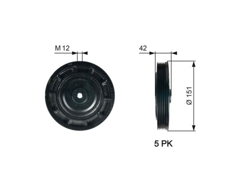 Belt Pulley, crankshaft DriveAlign®