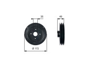 Belt Pulley, crankshaft DriveAlign®