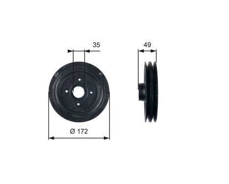 Belt Pulley, crankshaft DriveAlign®