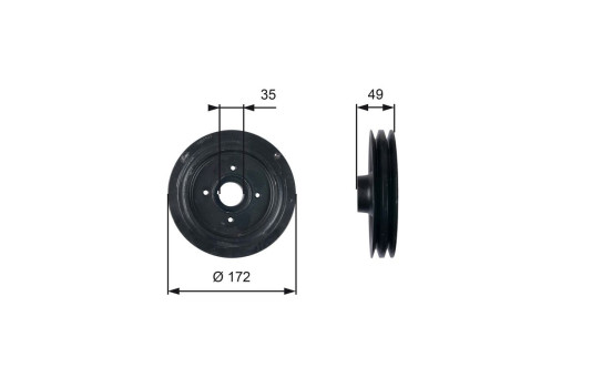 Belt Pulley, crankshaft DriveAlign®