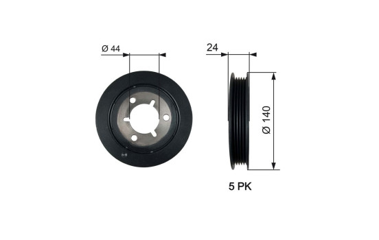 Belt Pulley, crankshaft DriveAlign®